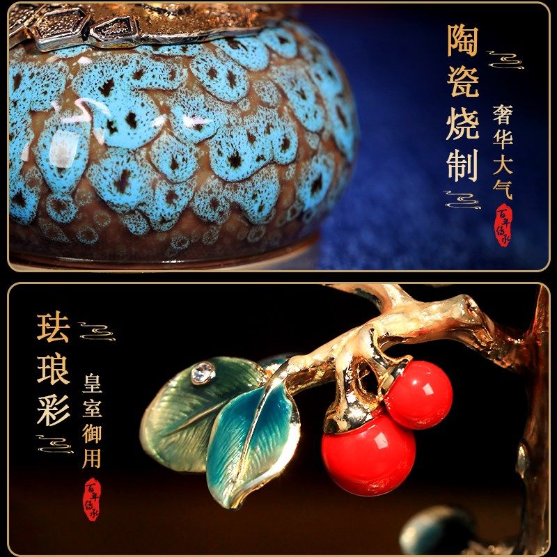 聚宝盆摆件高级感发财树乔迁新居开业礼物客厅玄关酒柜招财工艺品,家居饰品,装饰摆件,淘宝优惠券,粉丝福利购,淘宝优惠卷