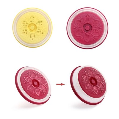 Collapsible Microwave Cover Lid Folding Plate Cover Colander