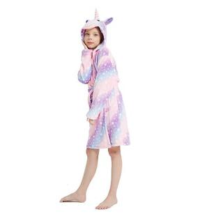 Kids Nightgown Sleepwear Unicorn Girls Winter 速发Toddler