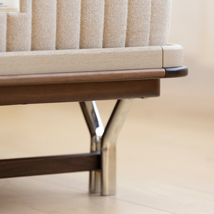 和弦床 致家家居|排骨架床无床头悬浮床简约现代实木1米8床双人床