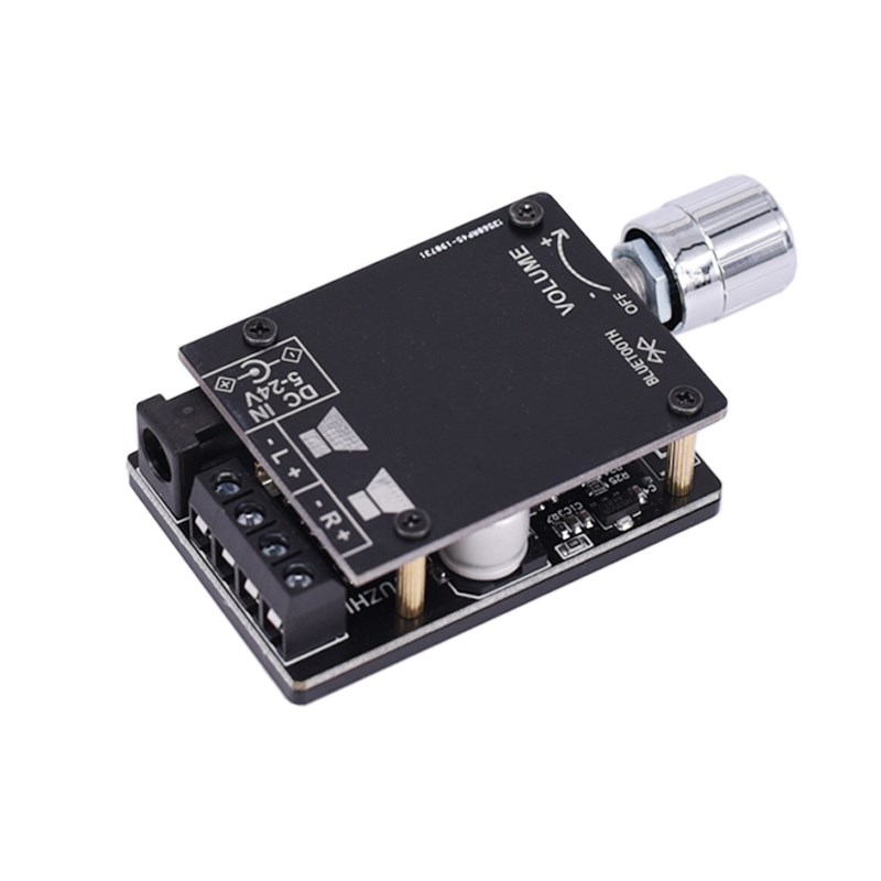 蓝牙接收器模块带功放 数字音频立体声5V12V24V DIY功放板15W30W