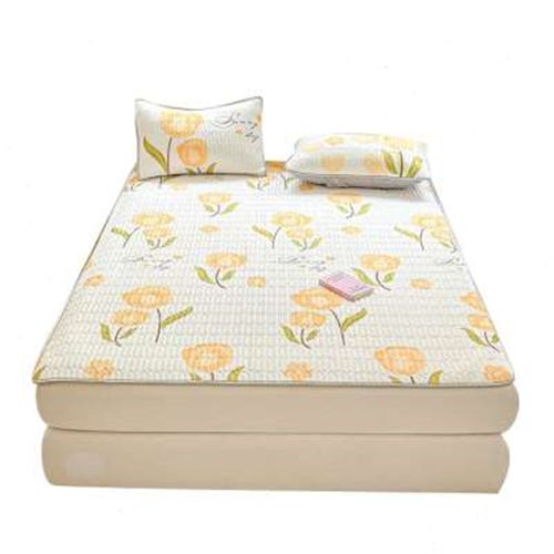 新款a类乳胶软冰丝凉席三件套冰丝席床单夏天可机洗学生宿舍家用