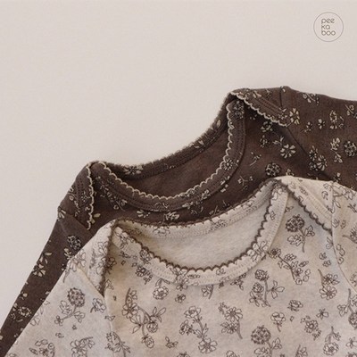 可可妈女宝宝爆款碎花可爱连体衣哈衣秋季打底裤婴儿爬服套装