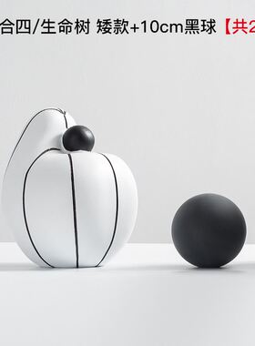 简约现代客厅电视柜o装饰摆饰新家轻奢高档酒柜摆设办公室书柜软