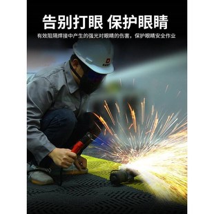 电焊面罩焊工防激光防雾防灰尘沙防护面具防烤脸全脸防护罩护目镜