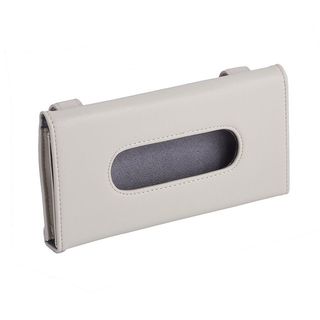 Univercsal Car Sun Visor Tissue Box PU Hanging Type Tissue