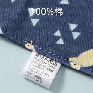 三角巾婴儿口水巾男宝三角形纯棉围嘴a类宝宝新生儿围兜加大夏季