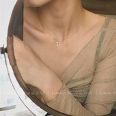 信仰 通体925银 十字架复古项链女百搭叠戴小众设计高级感锁骨链