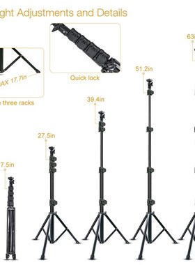 LED Ring Light 10-inch with Tripod Stand Selfie Ringlight Vi