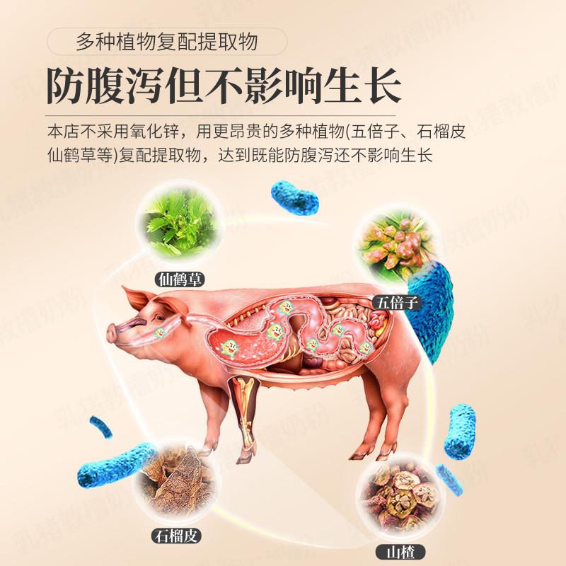 乳猪开口教槽料奶粉兽用养殖猪仔专用小猪仔抵抗低断奶奶粉代乳粉