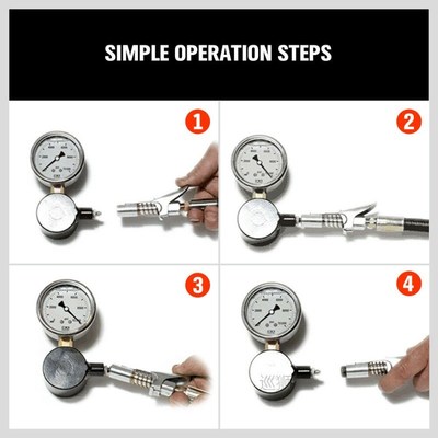 Grease Gun Adapter Hose Kit Gun Lock Grease Coupler Quick Re