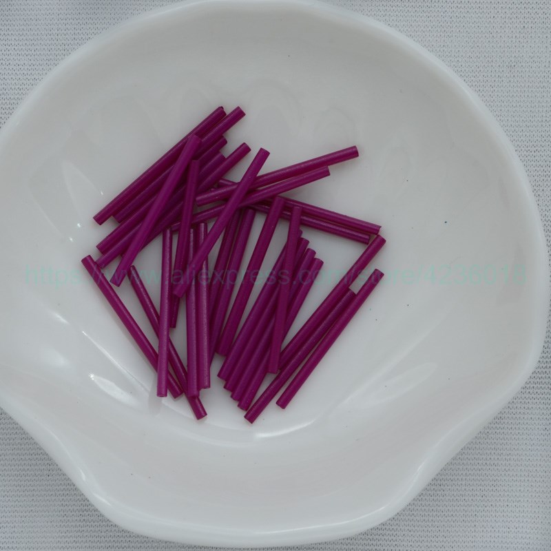 *30g Approx 150PCS 1.8*30mm Long Glass Tube Bugle Beads for