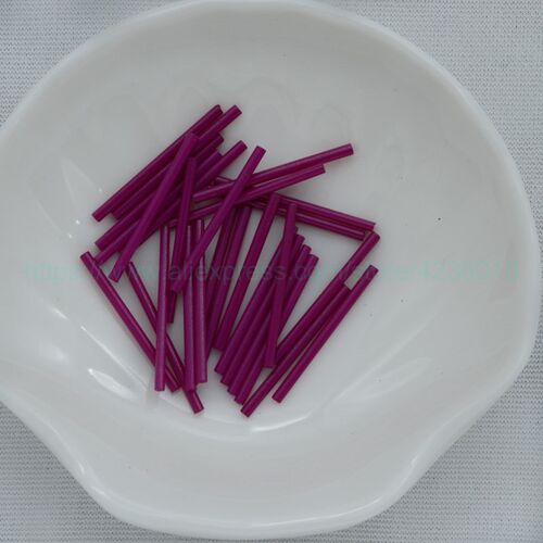 *30g Approx 150PCS 1.8*30mm Long Glass Tube Bugle Beads for
