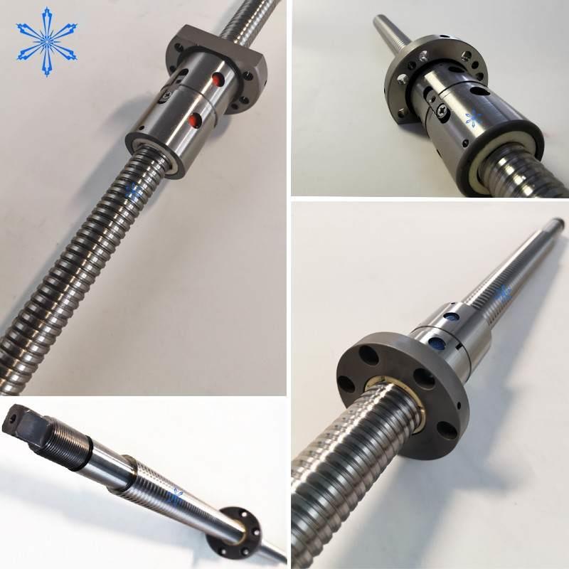 宝鸡机床厂CA6140配件X轴790丝长364规格2504研磨C4级滚珠丝杆