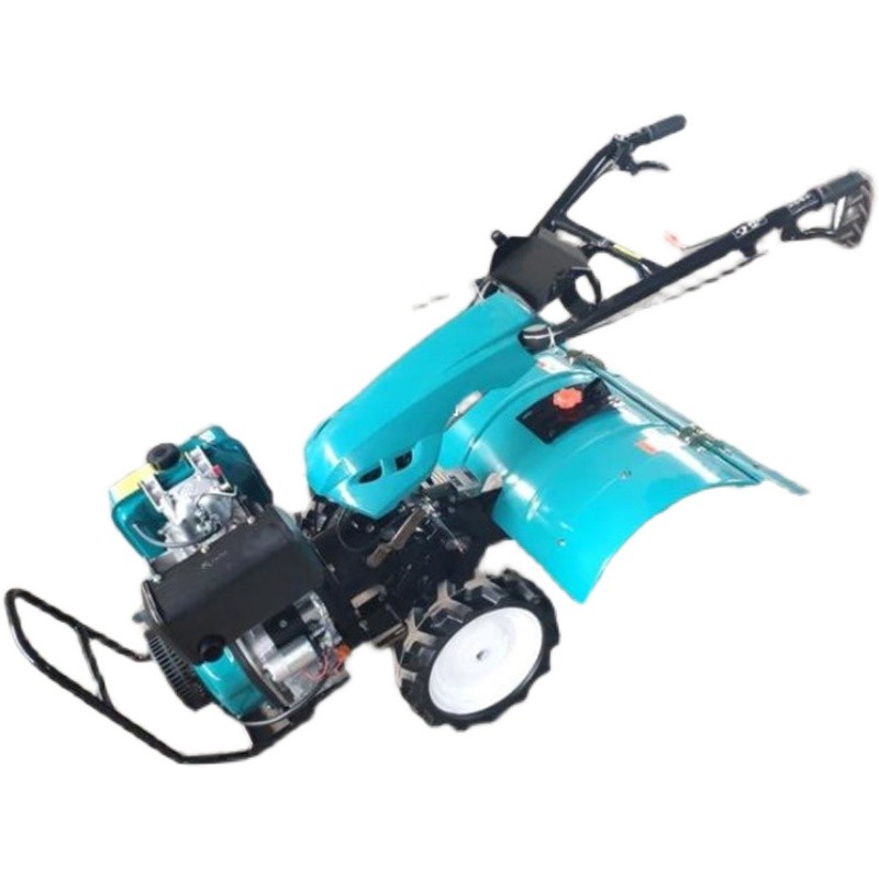 手扶微耕机四驱直连开沟培土玉柴动力多功能农业自走小家用旋耕机