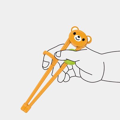 推荐1 Pair Training Chopsticks Cartoon Animal Chopsticks For