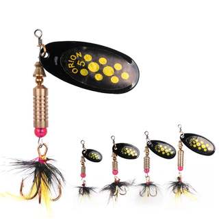 速发1pcs/lot Rotating Spinner Fishing Lure 3.5g/4.5g/7g/9g/1