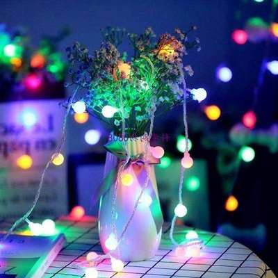 厂家2021 Holiday Light Chain Ball LED String Lighting 3M 6M