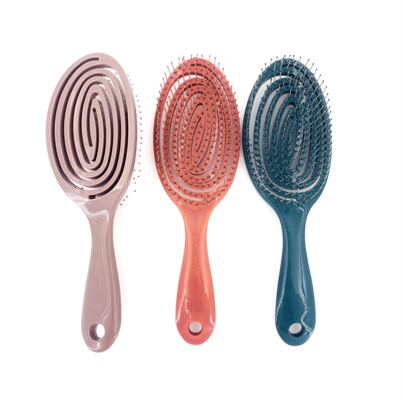 推荐Relaxing Elastic Massage Comb Portable Hair Brush Massag