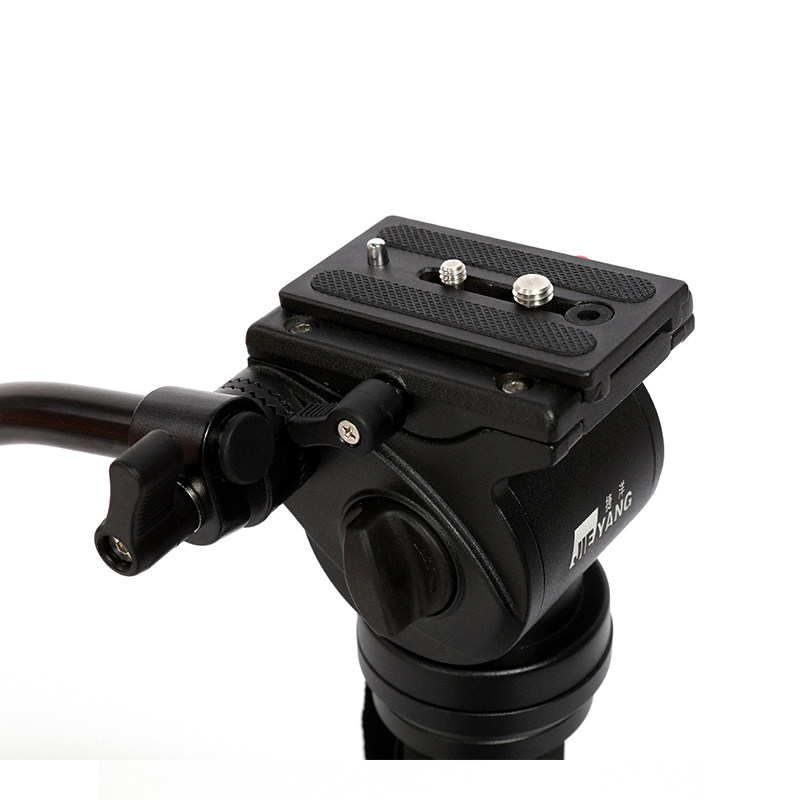 捷洋JY0506摄影独脚架单反相机云台碳钎维单脚架便携支撑架微单曼