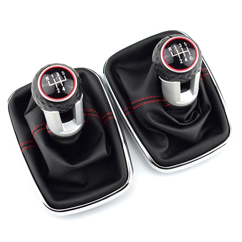 5/6 Speed 12mm Gear Shift Knob Lever Shifter Gaiter Boot For-封面