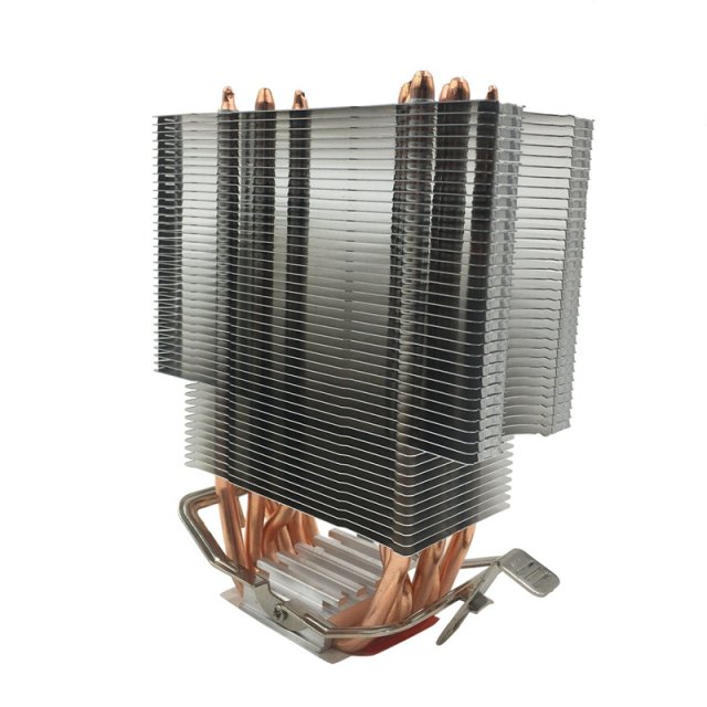 新品Fanless CPU Cooler 12Cm Fan 6 Copper Heatpipes Fanless C