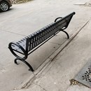 公园椅户外长椅子铁艺靠背座椅室外金属广场防水园林休闲椅定制