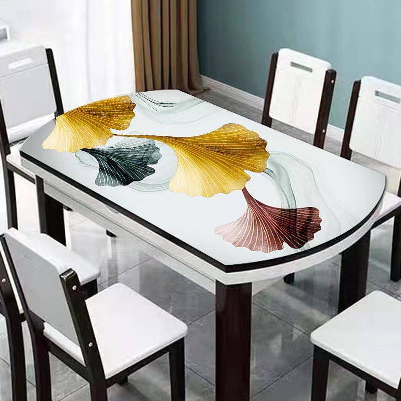 【桌布】防水防油印花餐桌椭圆形不透明pvc软玻璃水晶板免洗盖布,居家布艺,桌布,淘宝优惠券,粉丝福利购,淘宝优惠卷