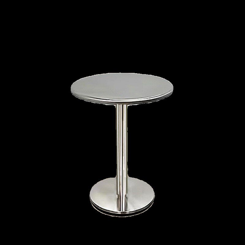 不锈钢小圆桌子网红咖啡厅奶茶汉堡甜品蛋糕店酒吧工业风餐桌商用,住宅家具,不锈钢/PVC餐桌,淘宝优惠券,粉丝福利购,淘宝优惠卷