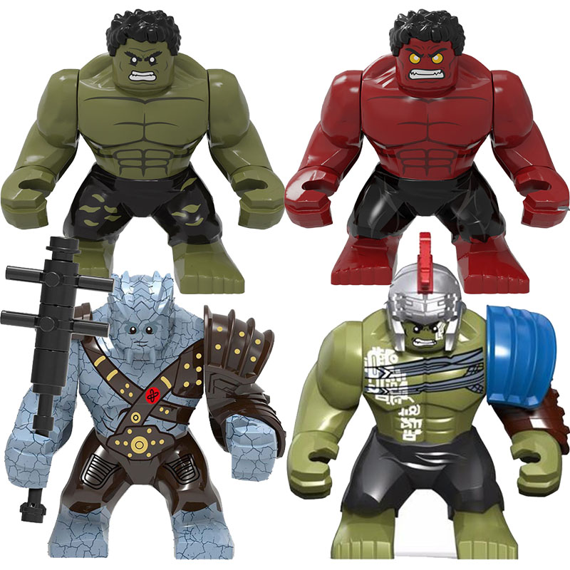 网红0281 8.5CM HULK Big Size Thor Ragnarok 3 Model Building