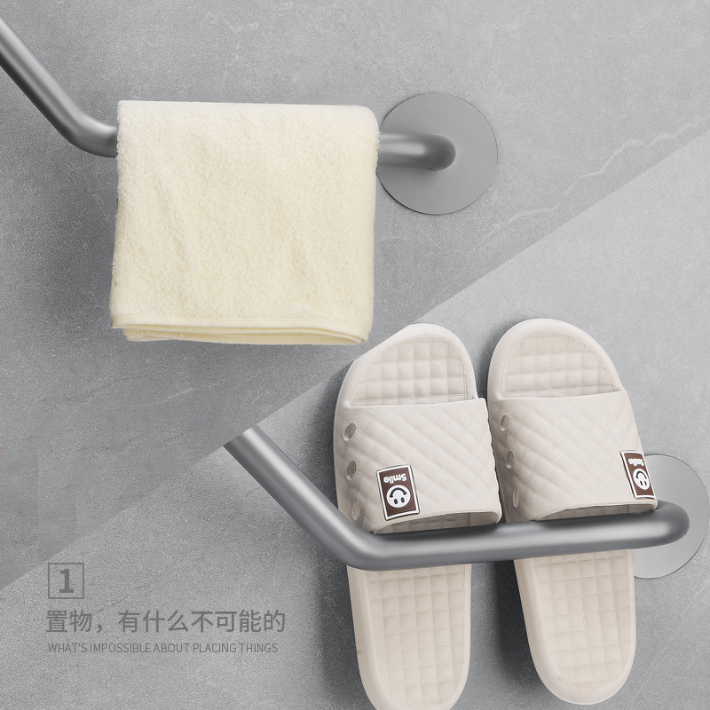 免打孔304不锈钢浴室扶手卫生间残疾老人防滑淋浴房马桶安全把手