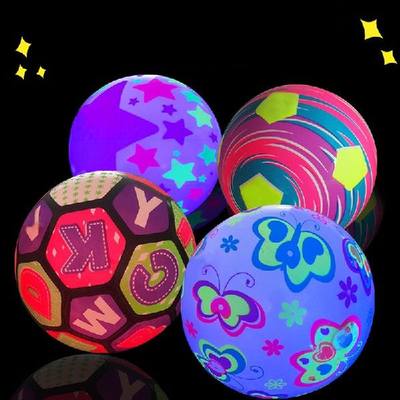 推荐1Pcs Luminous Inflatable Toy Bouncy Ball Outdoor Sports