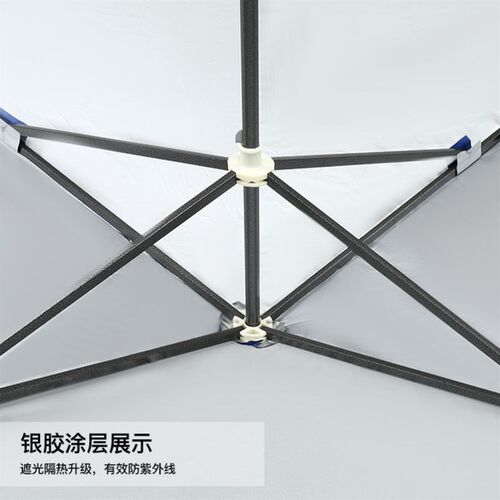 l大方折叠方伞户外大伞摆摊做z生意四方伞布平遮阳伞暴雨抗风专用
