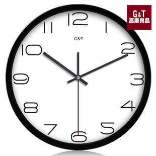 钟表石英静音客厅风欧式卧室田园简约挂表创意壁钟现代时钟挂钟