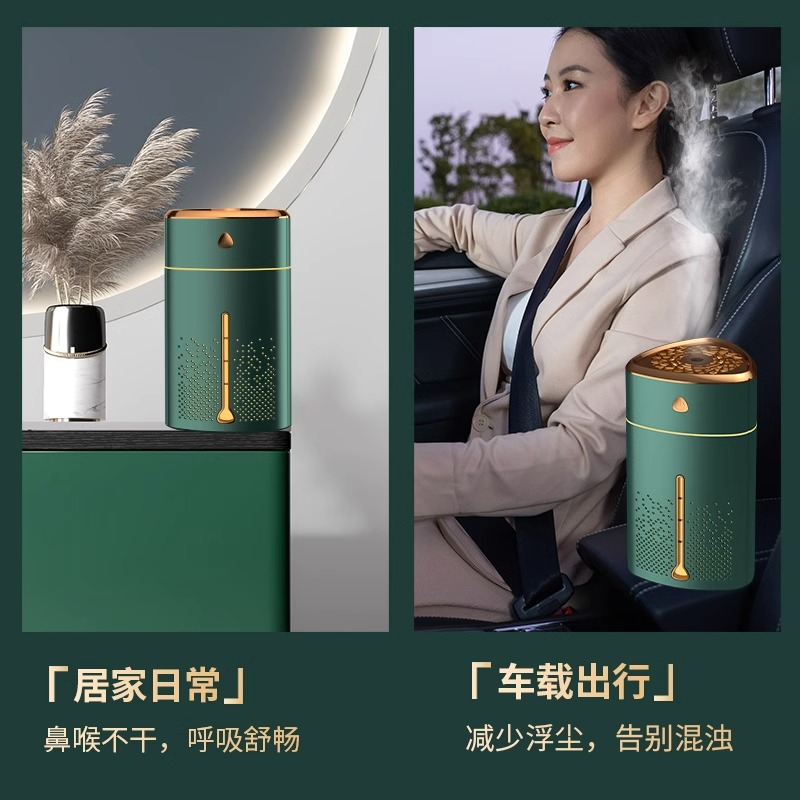 闪格加湿器家用静音卧室孕妇婴儿小型桌面空调大雾量Y抗菌空气净