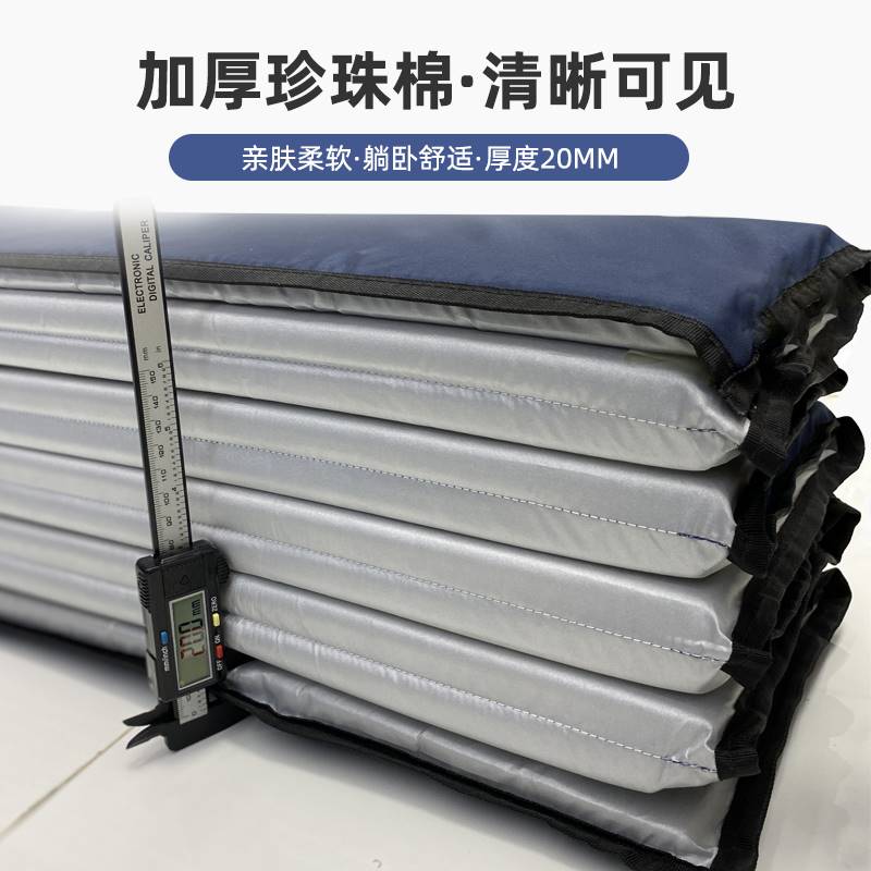 热销办公室午休摺叠垫子睡觉睡垫单人可携式打地舖户外家用防潮午
