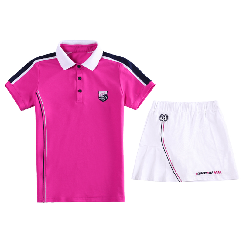 夏季速干网球服幼师休闲运动套裙女团体防走光裤裙羽毛球服套装女