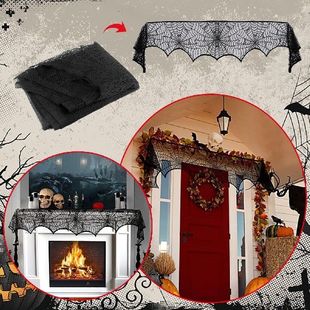 Funny 网红Halloween Party Horror Curtain Graduation Door