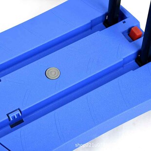 六轮平板小推车家用手拉车载重王拉杆车行李车便携拖车折叠拉货车