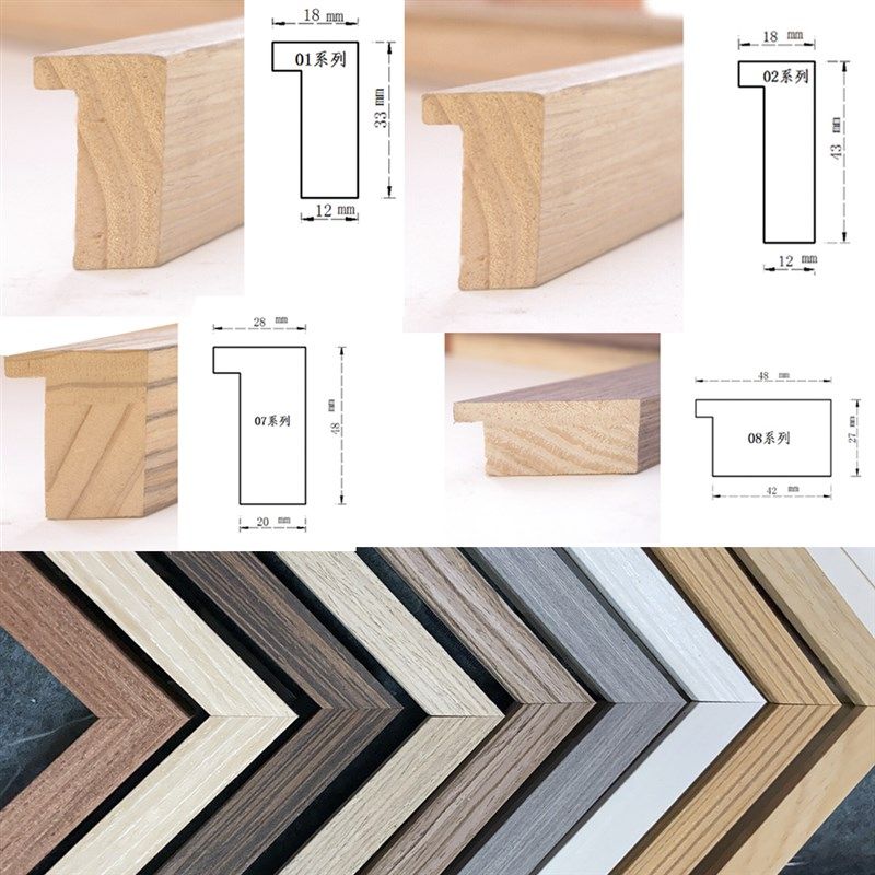 实木贴皮画框相框配有机玻璃卡纸墙面挂墙装饰,家居饰品,相框/画框,淘宝优惠券,粉丝福利购,淘宝优惠卷