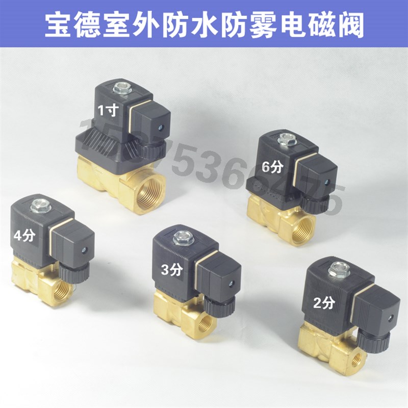 4分常闭室外防水宝德型电磁阀 水气阀2分 6213-04SY22310-15 220V