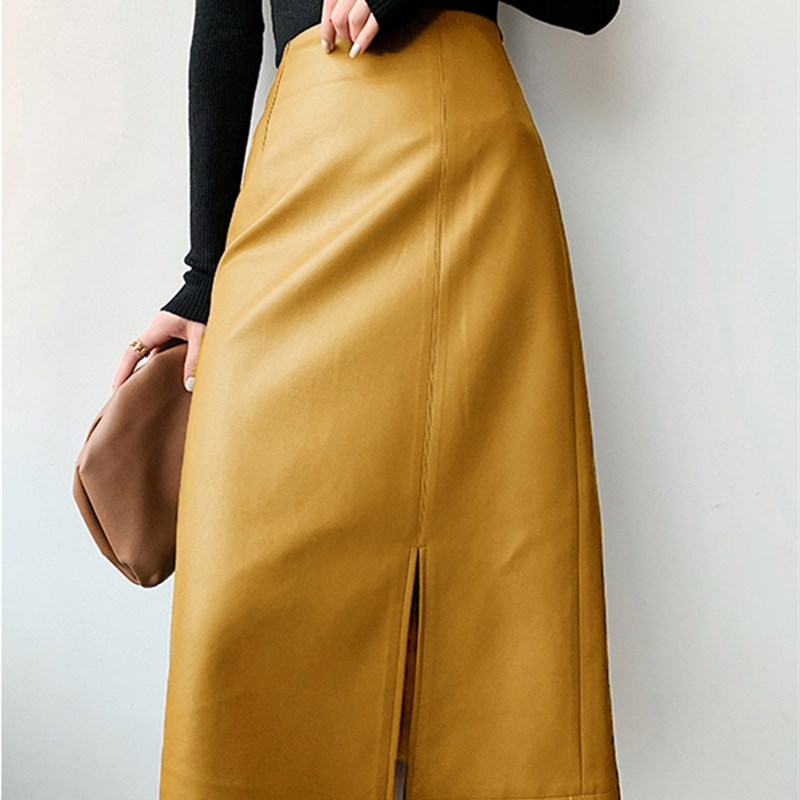 速发Nerazzurri Midi skirts below knee 2021 Yellow black soft