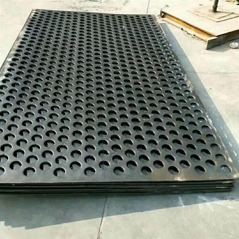 有孔铁板厚铁板网铁板加厚钢板长方形圆孔筛网打孔铁板加厚铁板