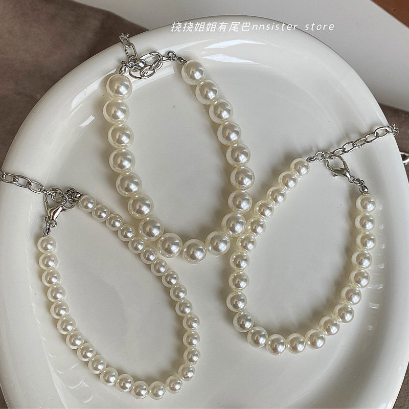 宠物纯珍珠项链i公主风脖饰颈链英短泰迪狗狗项圈结婚礼猫咪配饰