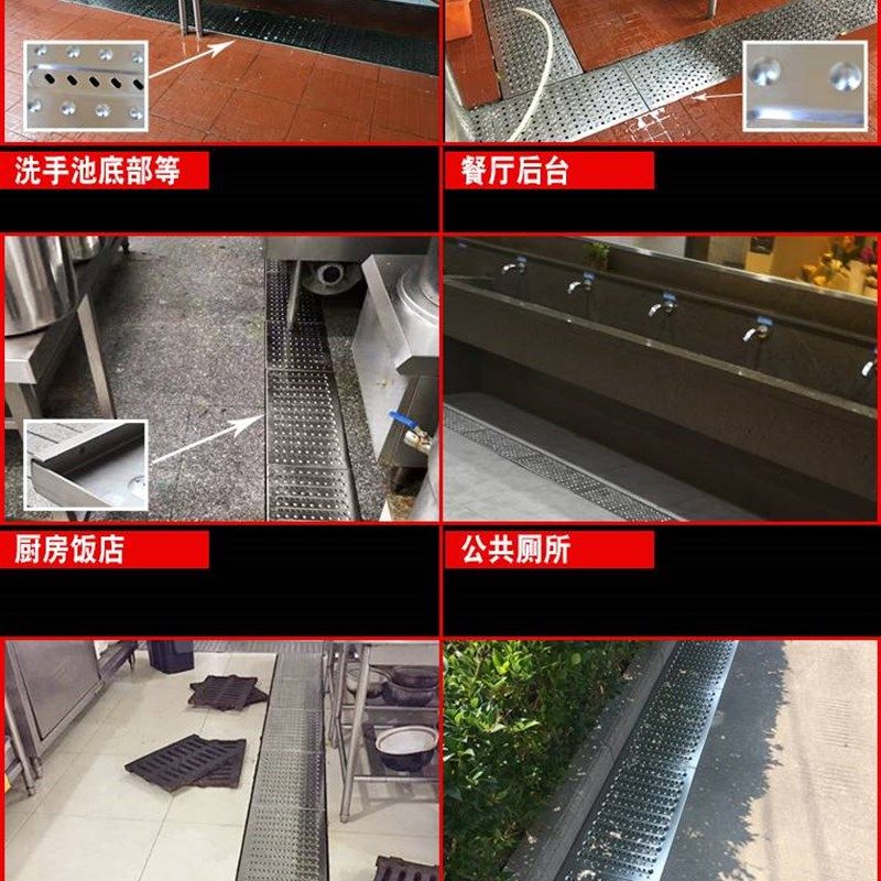 新款304不锈钢地沟盖板厨房排水沟格栅雨水篦子明沟防鼠下水道井,基础建材,排水沟槽/盖板,淘宝优惠券,粉丝福利购,淘宝优惠卷