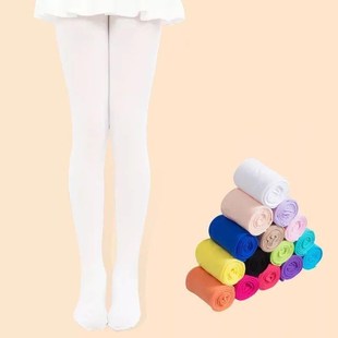 Spring Candy Color Kids Pantyhose Ballet Dance Tights for Gi