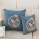 花卉款 风格 可收纳靠垫被新中式 13372全棉中国风抱枕被刺绣