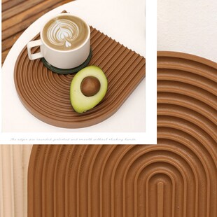 Tray Plat Wood Block Handmade Dessert Color Chopping Morandi