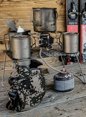 Titanium Mug Camping Pot Water Cup Lightweight Cookware Picn