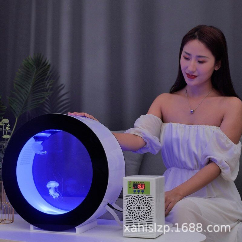 桌面水母缸小型水母缸水母缸水母养殖缸水母养殖箱水母箱水母